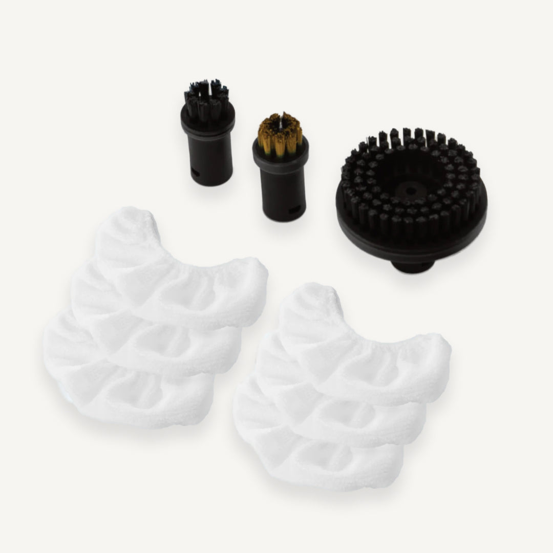 6 extra dukar + 3 extra borsthuvuden